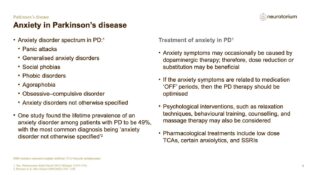Parkinsons Disease – Non-Motor Symptom Complex and Comorbidities – slide 15